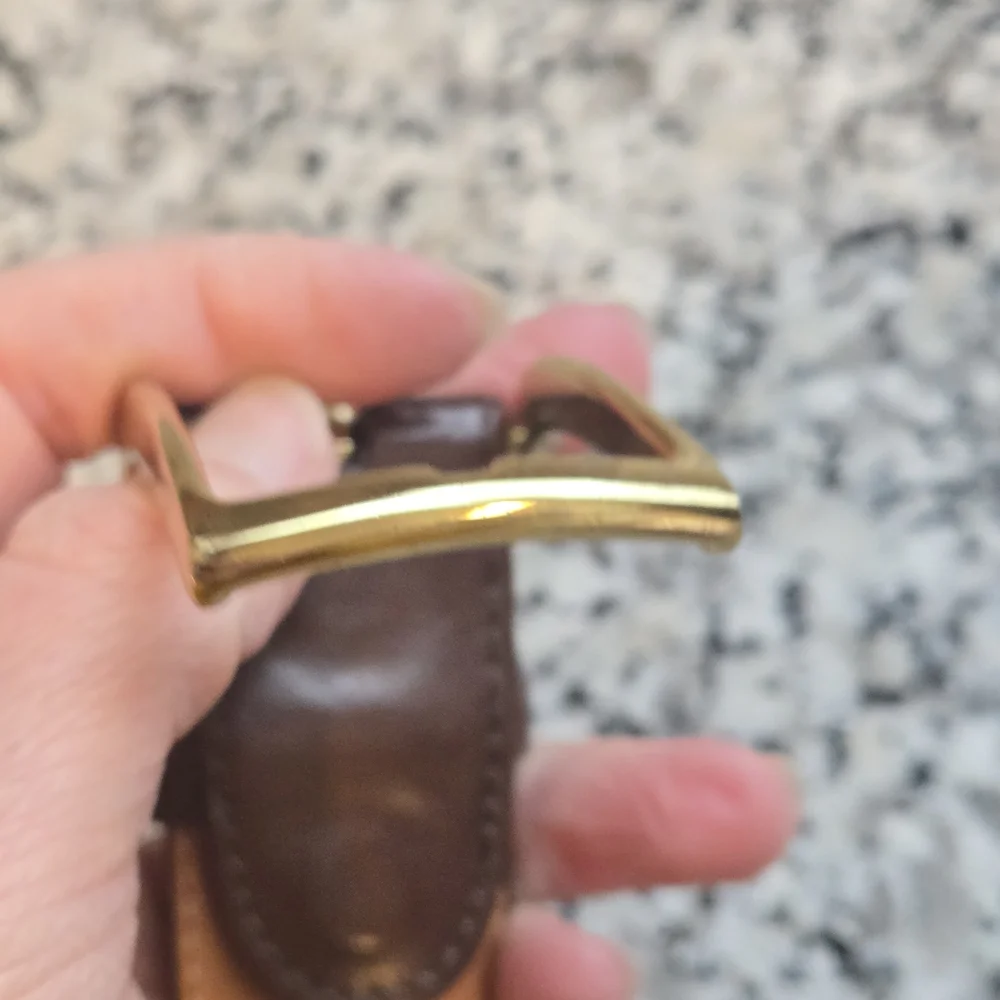Martin Dingman Milled Leather Belt | Made in USA | Size 36 / 90